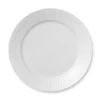 White Fluted Plate, 27 cm